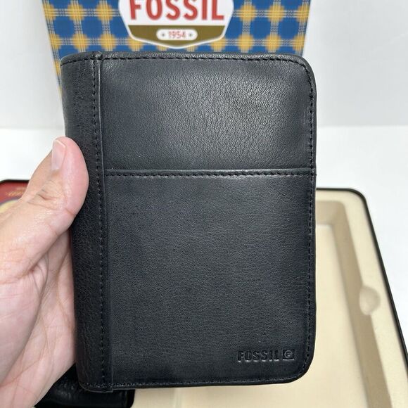 New fossil Phone Case Palm Pilot Case Set Vintage Y2K 100% Leather Rare - Picture 5 of 8